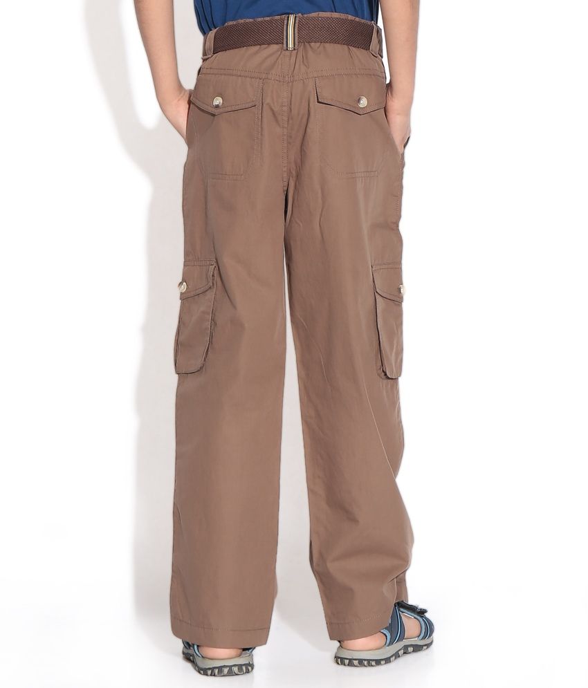 brown cargo pants h&m