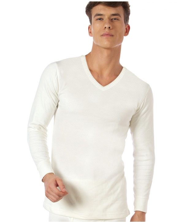 men's v neck thermal vests