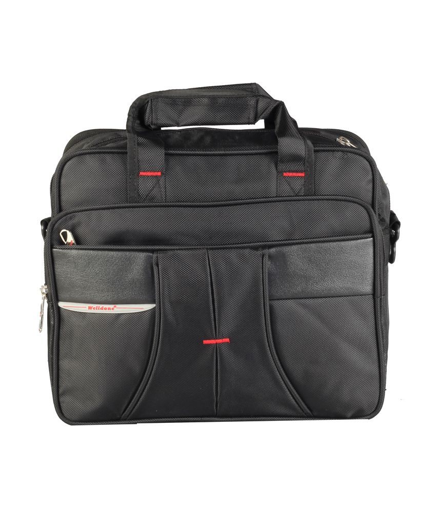 Just Bags Wd2528 Compact Formal Black Office Bag Buy Just Bags Wd2528