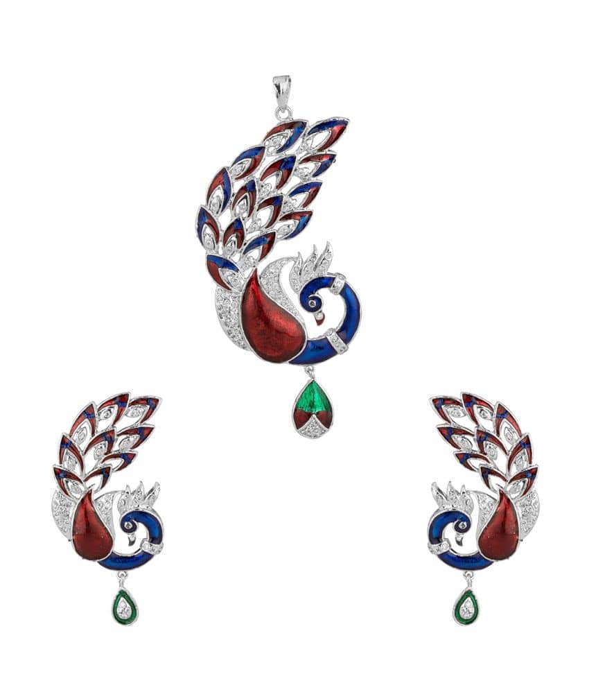 VOYLLA Gold Tone Peacock Feather Rakhi Bracelet - Bhai Rakhi For Brother, Handcrafted Indian Festival Jewelry - View #6