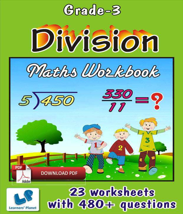 Grade-3-Math-Division-Workbook (E-Books, Downloadable PDF) By Learners Planet: Buy Grade-3-Math ...