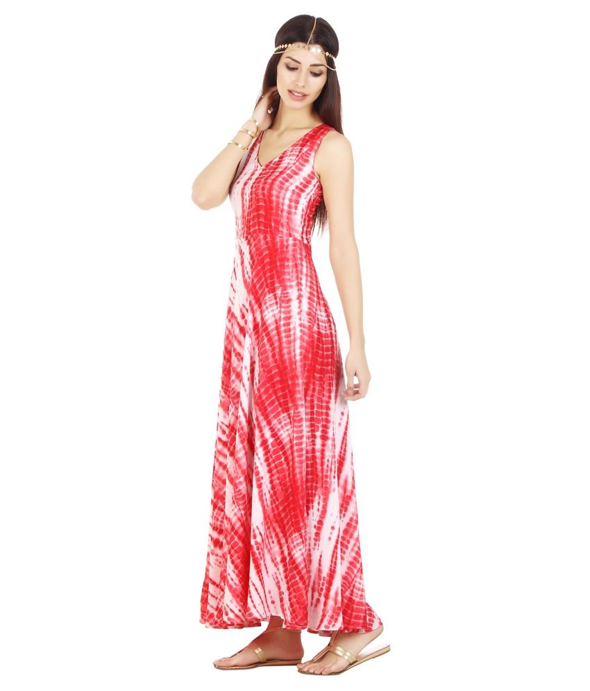 20d Strawberry Swirl Maxi Dress For Women - Buy 20d Strawberry Swirl Maxi Dress For Women Online 
