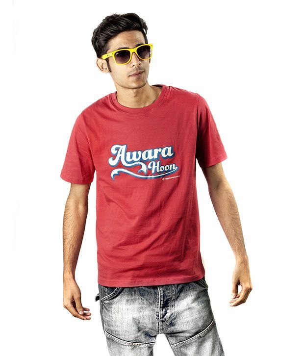 Happily Unmarried Red Cotton Awara hoon 