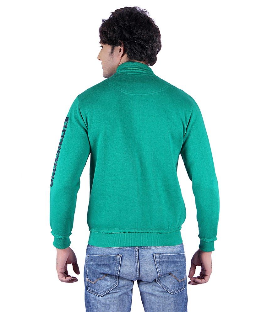 Leegs Green Stylish Hooded Sweatshirt - Buy Leegs Green Stylish Hooded ...