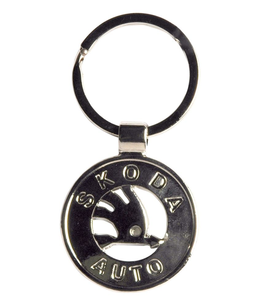Oyedeal Skoda Full Metal Key Chain silver Buy Oyedeal Skoda Full