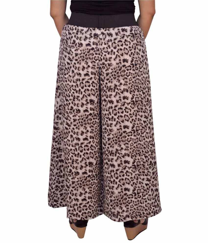 animal print palazzo