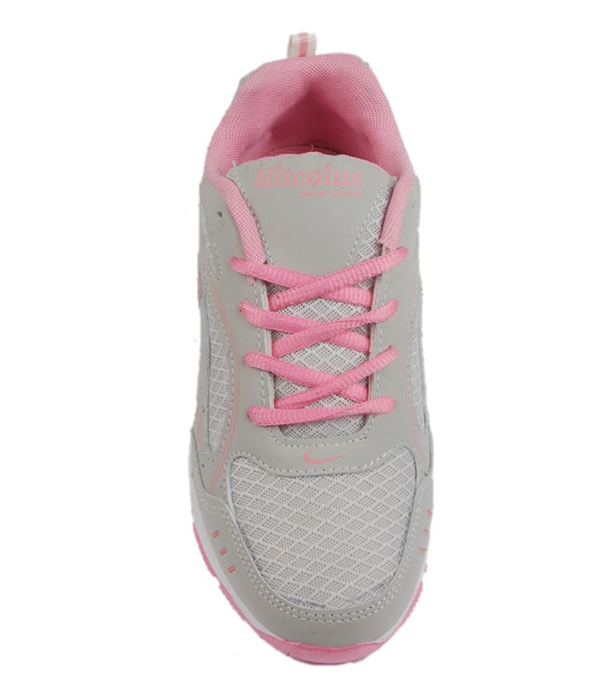Hitcolus Grey And Pink Trendy Sport Shoes Price in India- Buy Hitcolus ...