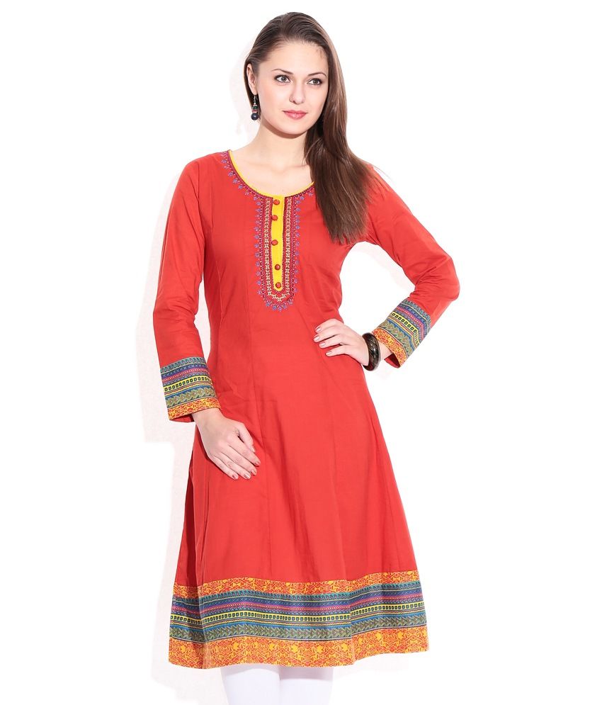 plain kurti with printed pants