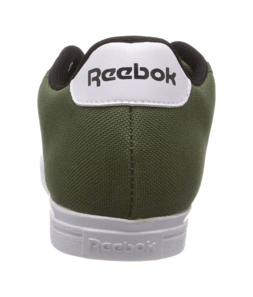 reebok 1y3501 716 round toe canvas sneakers