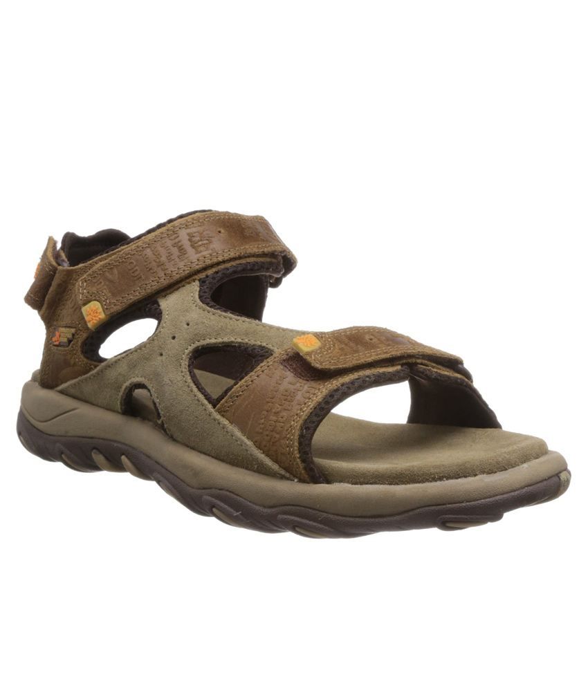 woodland camel comfort floaters