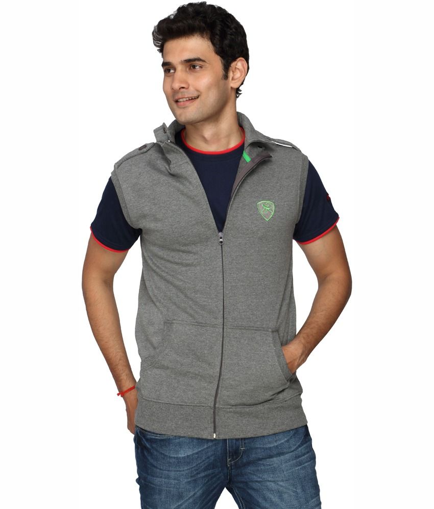 cotton sleeveless jacket