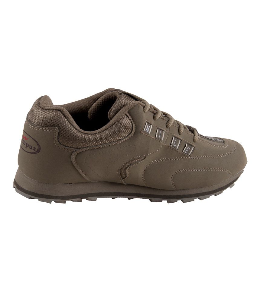 Campus Mile Brown Sport Shoes - Buy 