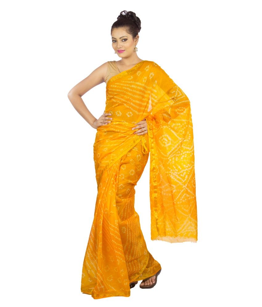 kurti from bandhani saree