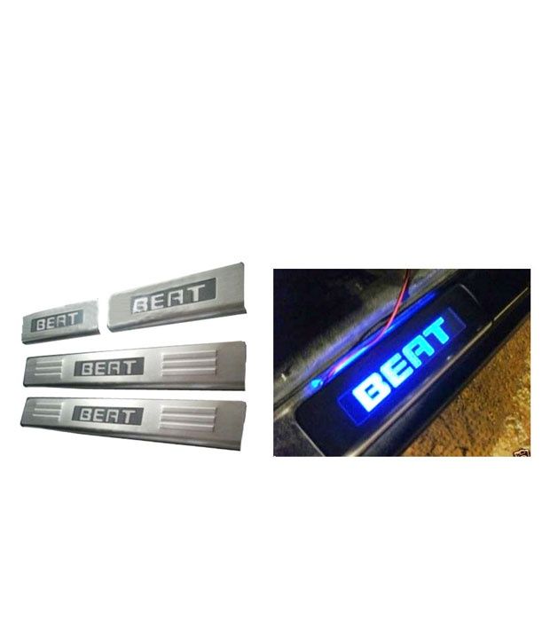 Speedwav Led Light Car Foot Step Sill Plate For Chevrolet Beat Buy