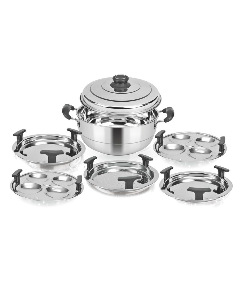  Kitchen  Essentials Silver Stainless Steel Induction Mini  