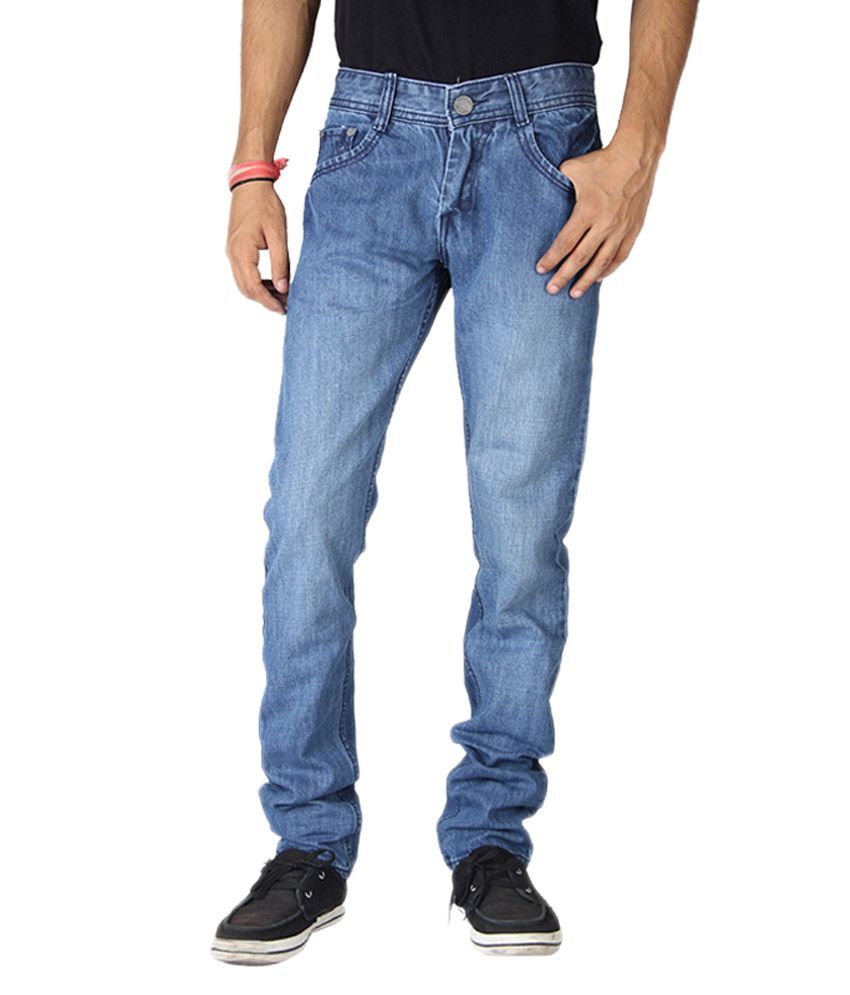 Marco Usa Blue Cotton Slim Fit Jeans - Buy Marco Usa Blue Cotton Slim ...