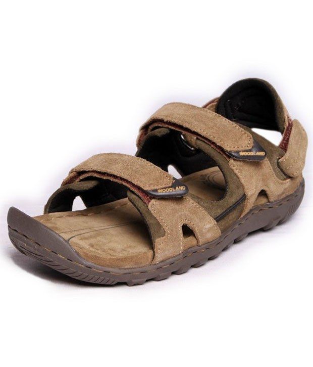 woodland men khaki sandals