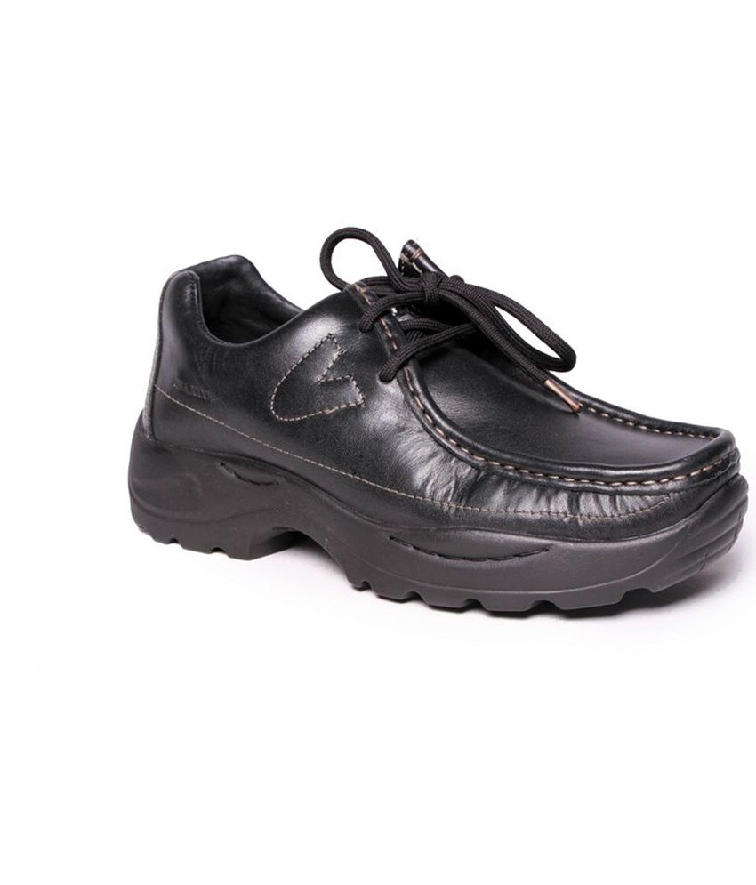 Woodland Black Leather Casual Shoes SDL241589155 1 47eaf