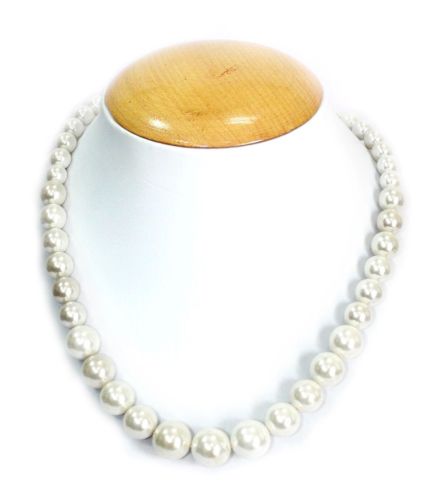 white pearl mala