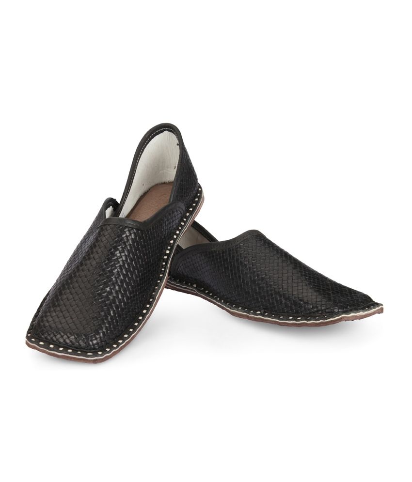 Ethnic Collection Black Ethnic Footwear - Buy Ethnic Collection Black ...