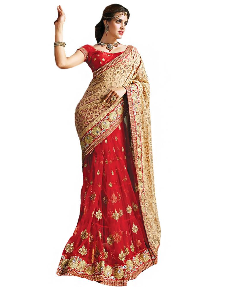 bridal work sarees
