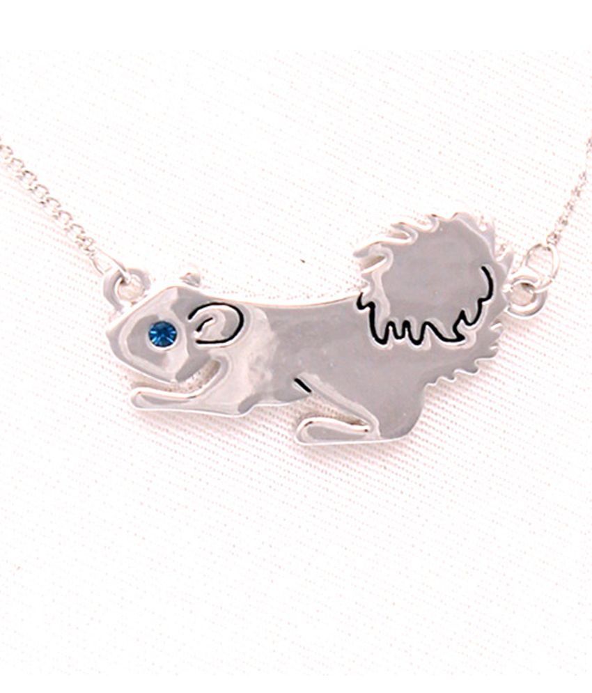 silver squirrel necklace