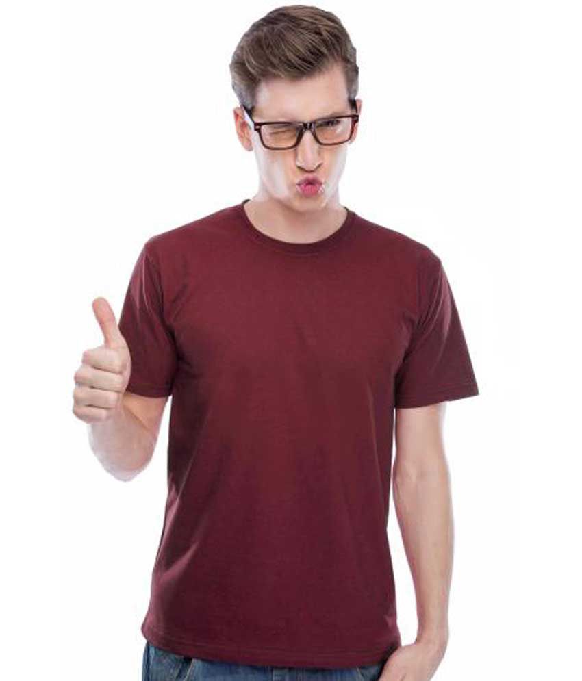 Download Double F Maroon Round Neck T Shirt - Buy Double F Maroon ...
