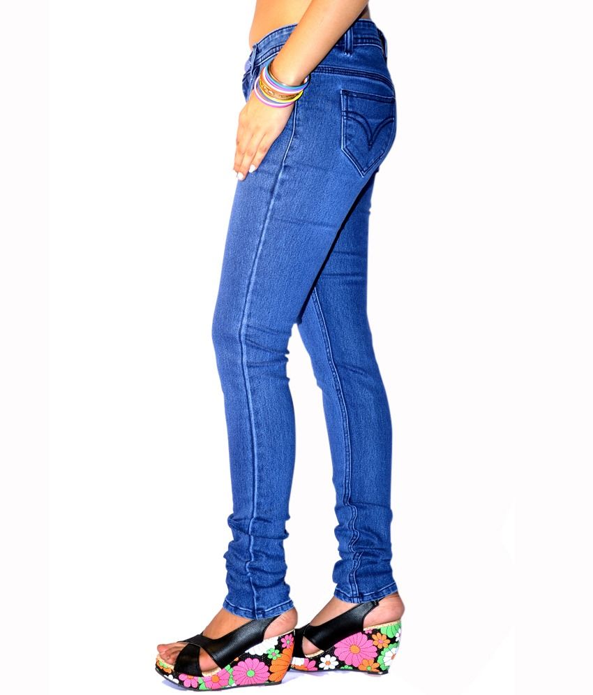 faint blue jeans