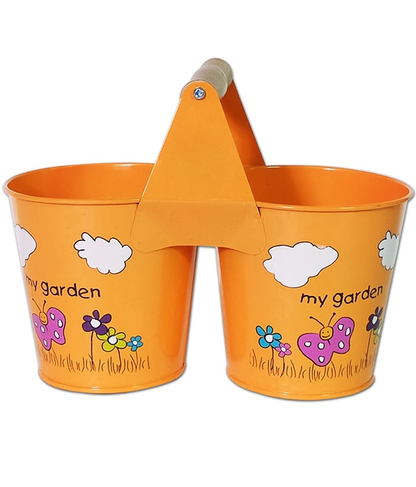 Super Drool Orange Multipurpose Designer Buckets Buy Super Drool Orange Multipurpose Designer