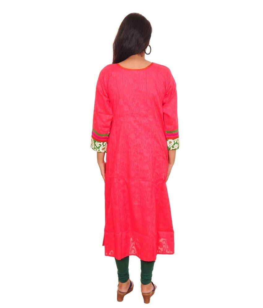 anarkali cotton kurti