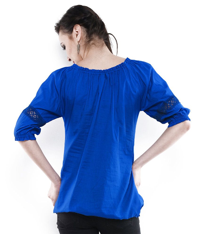 womens blue tops uk