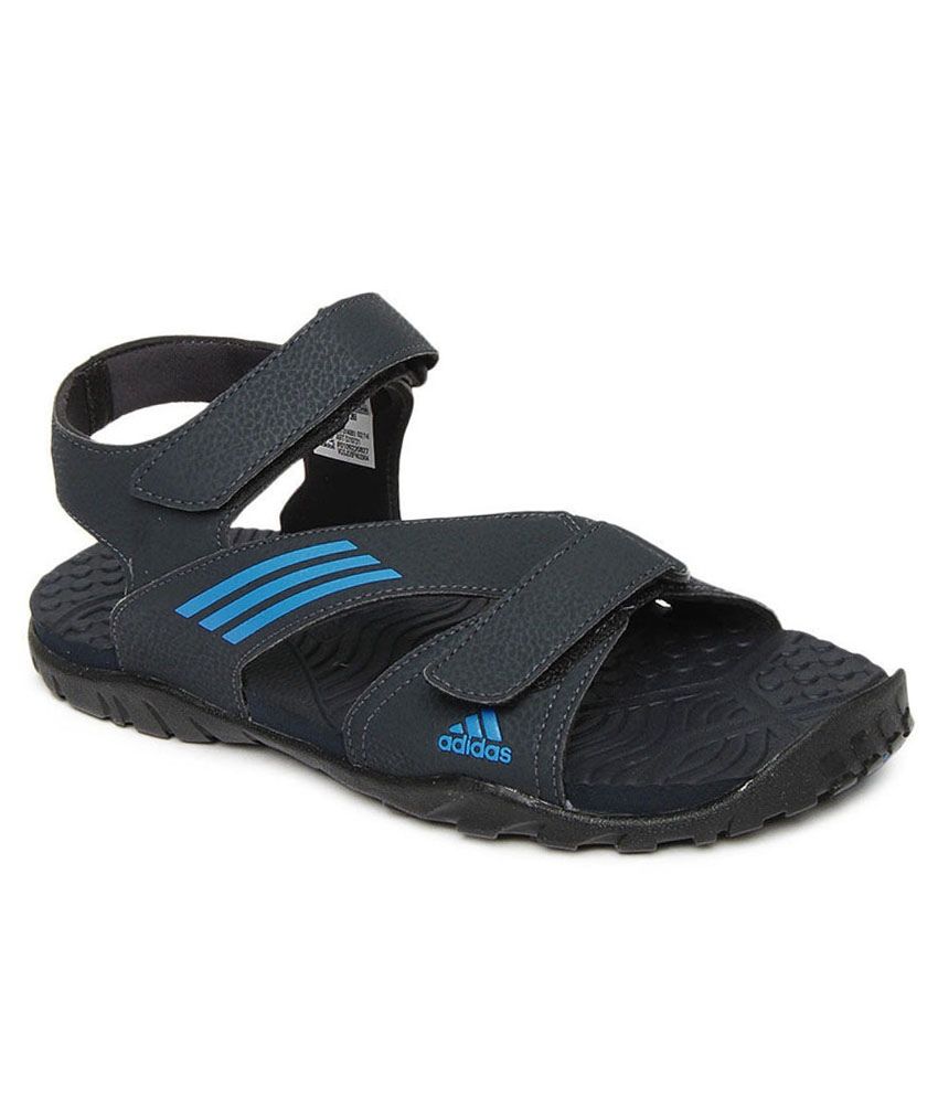 adidas sandals for men blue