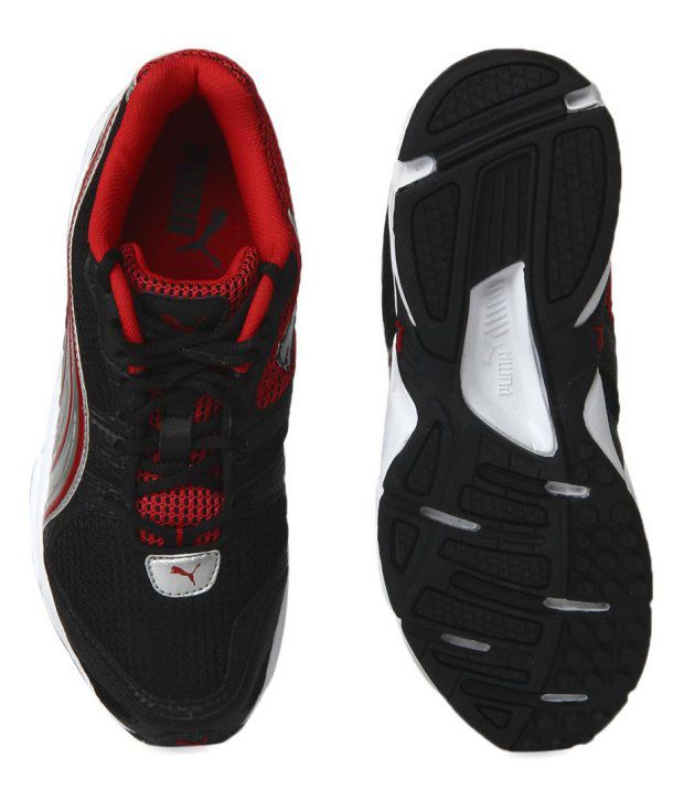 Puma Flash Black & Red Running Shoes - Buy Puma Flash Black & Red ...