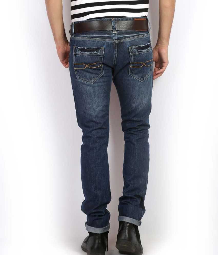 stagger polo jeans