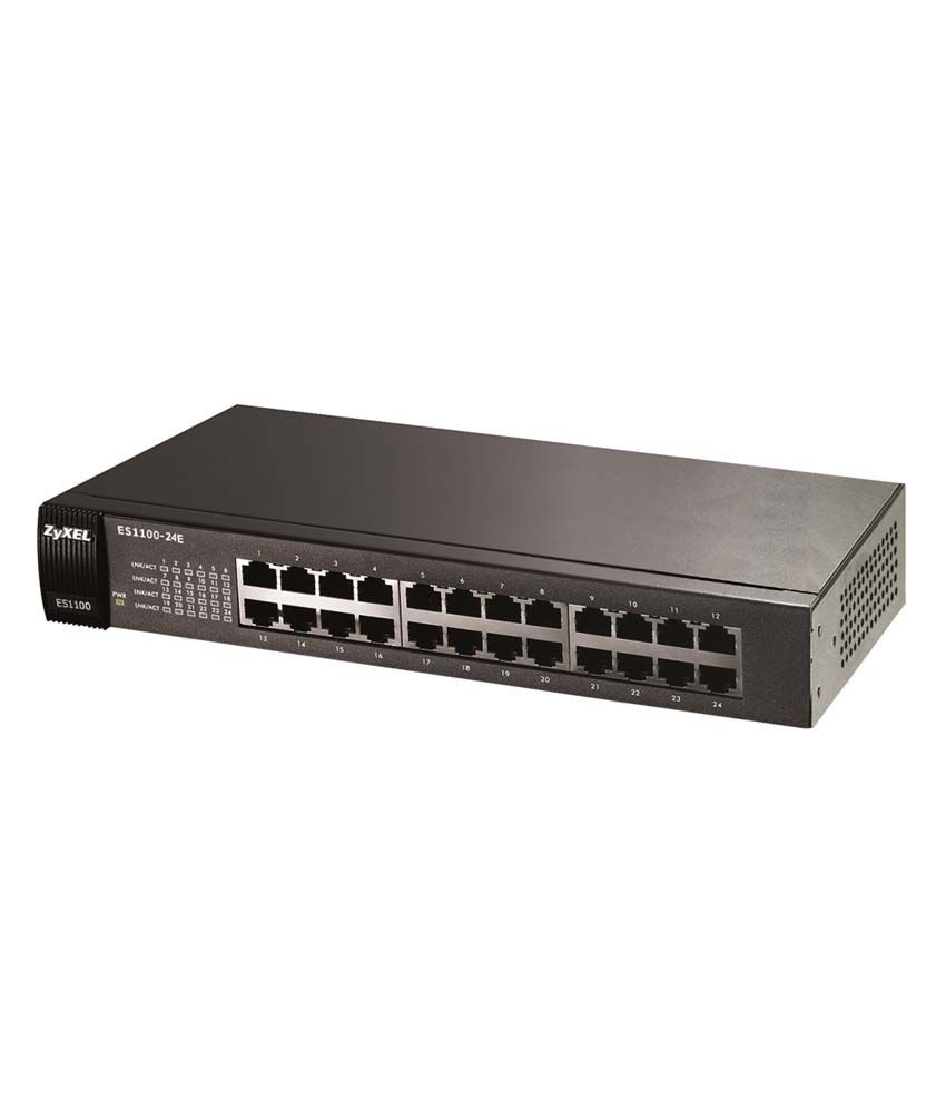 zyxel switch network 1100 10/100 Zyxel Port Unmanaged Ethernet Switch Es 24 24E