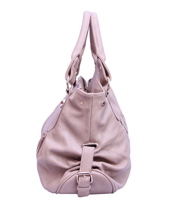 small cream shoulder bag