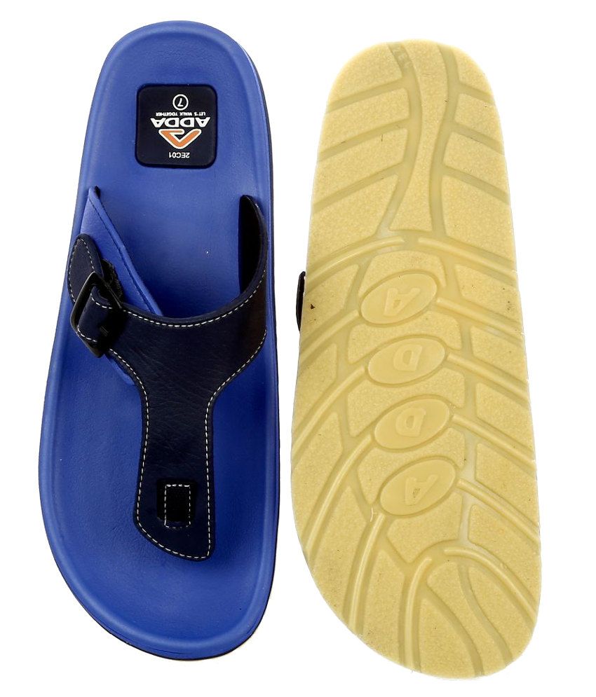 adda slippers blue