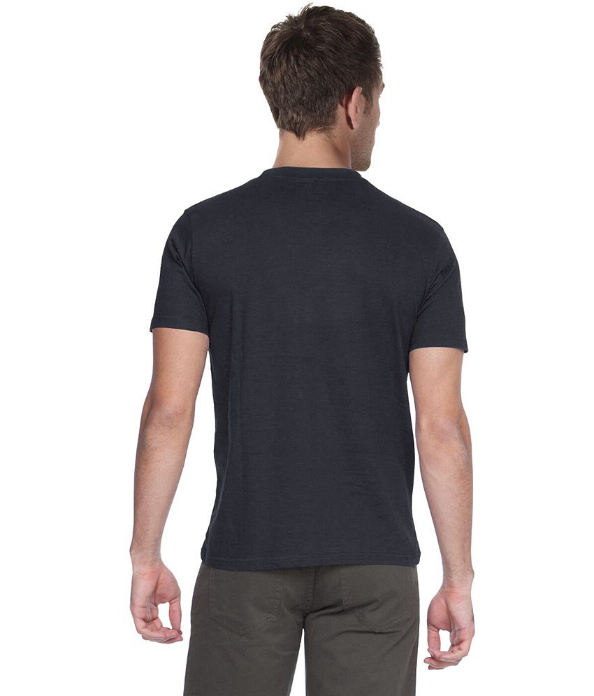 Prince Black Plain Cotton T-shirt For Men - Buy Prince Black Plain Cotton T-shirt For Men Online ...