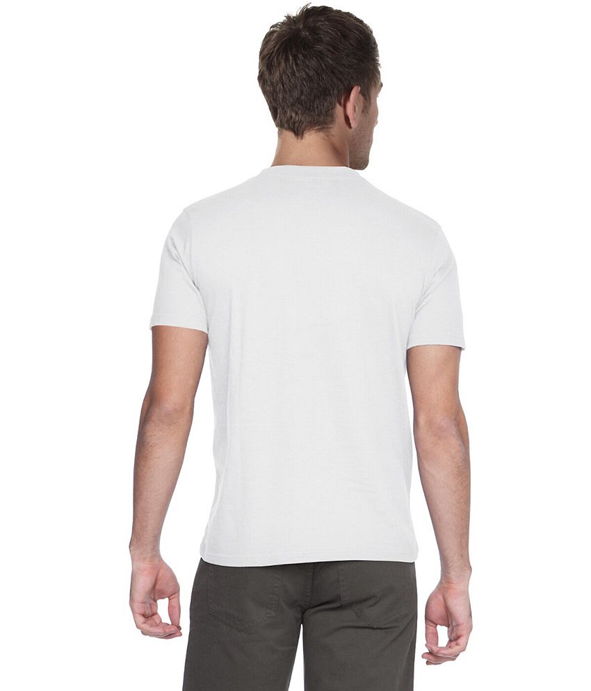 Prince White Plain Cotton T-shirt For Men - Buy Prince White Plain ...