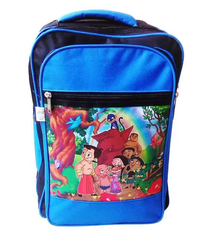 Multicolor Chota Bheem Kids School Bag