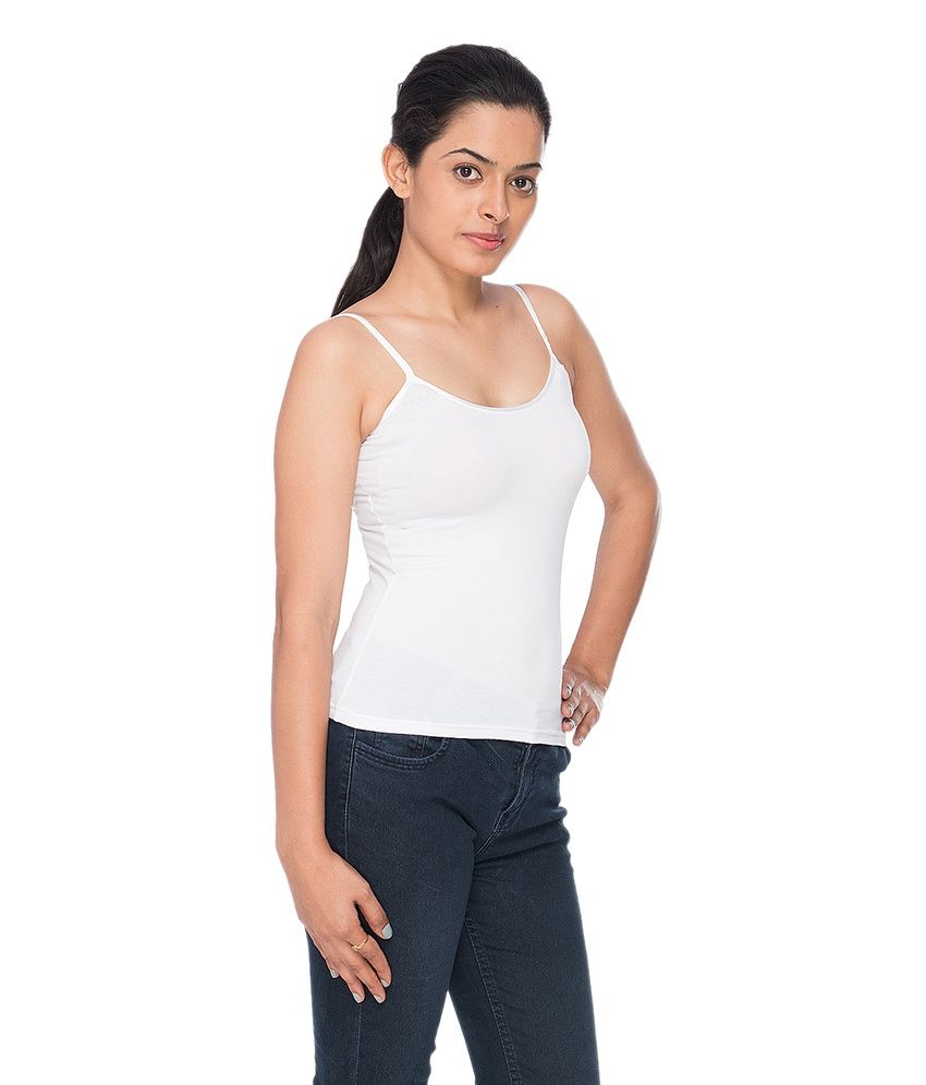 Buy Prisma Camisole - White Online at Best Prices in India - Snapdeal