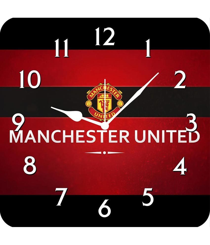 Furnishfantasy Manchester United Wall Clock Buy Furnishfantasy Manchester United Wall Clock At Best Price In India On Snapdeal