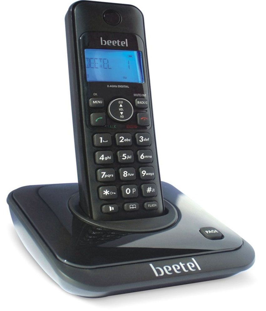     			Beetel X63 Cordless Landline Phone ( Black )