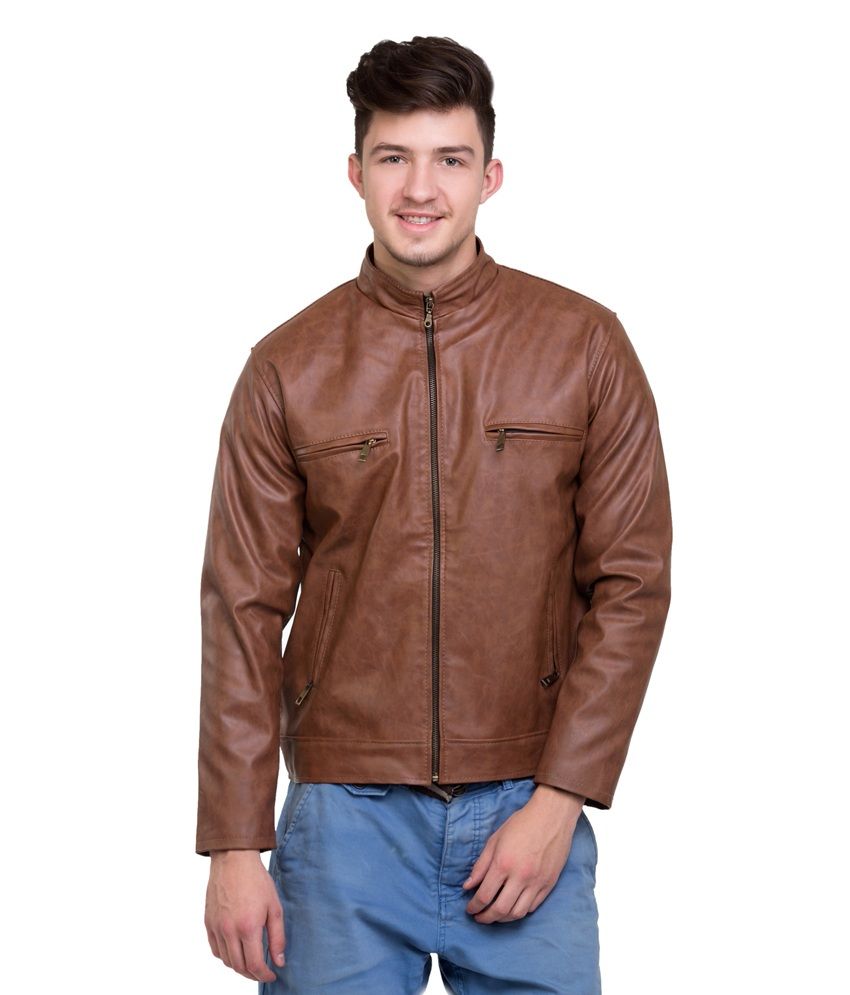 Lambency Stylish Ride Tan Wind Proof Men Jacket Lambency Stylish Ride Tan Wind Proof Men Jacket