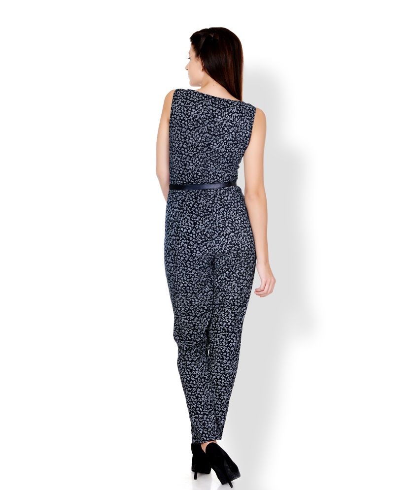 black cotton jumpsuit