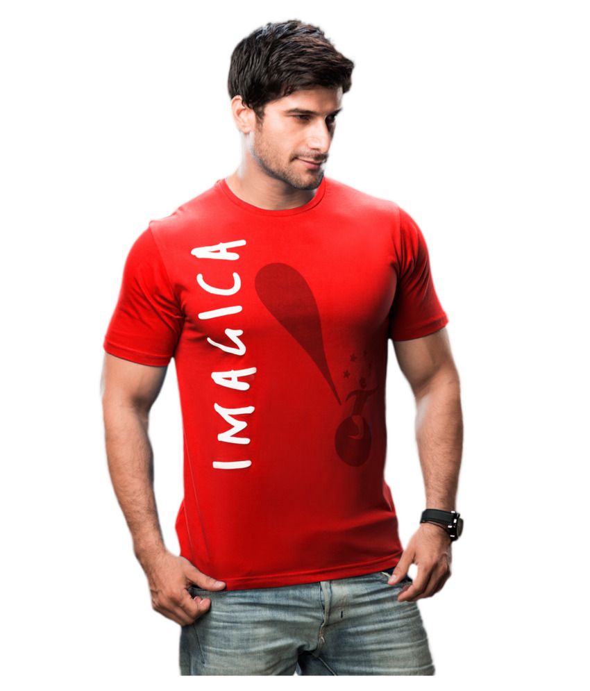 red cotton tshirt