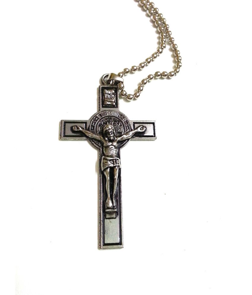 Naughty Cross Jesus Metal Pendant: Buy Naughty Cross Jesus Metal ...