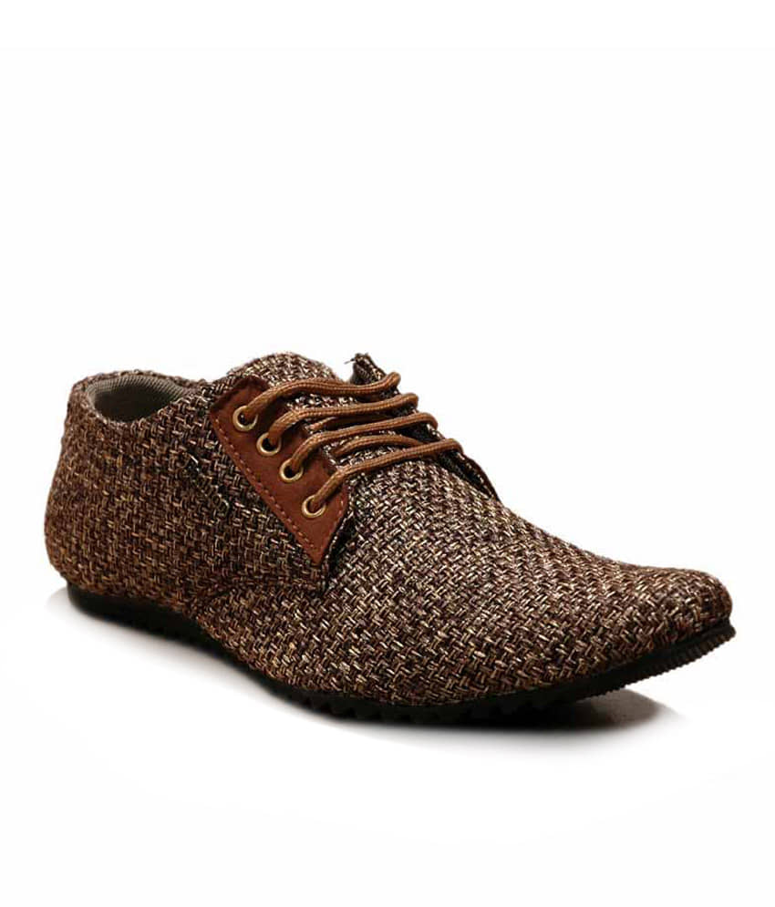 brown shoes with laces