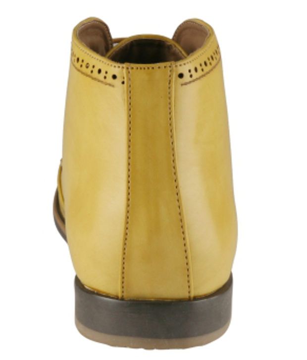 yellow tuxedo shoes