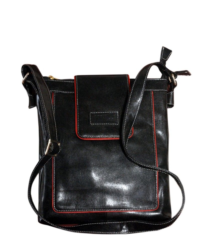 branded black sling bags